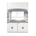 4' Protector Echo Filtered Benchtop Hood, HEPA Only, side and back windows 230V